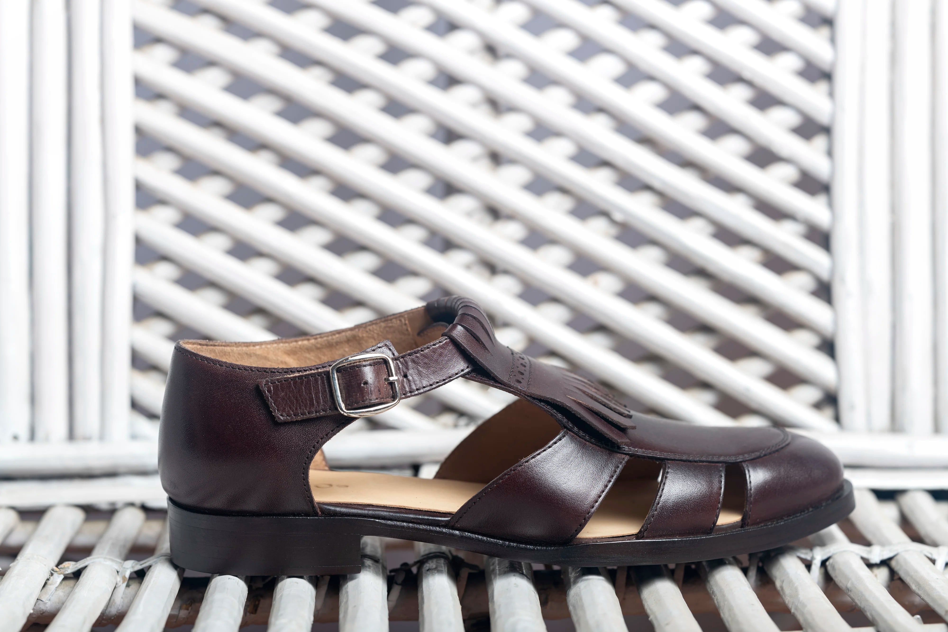 Pesha Fronzo | Tan Peshawari Insprired leather Shoes